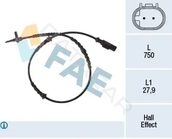 Датчик АБС FAE 78265