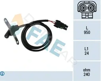 Датчик коленвала FAE 79026