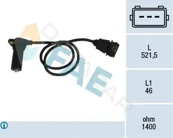 Датчик коленвала FAE 79065