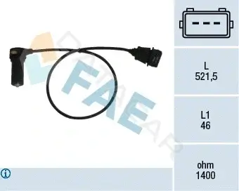 Датчик коленвала FAE 79066