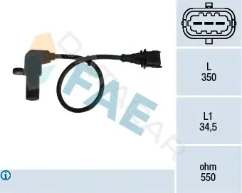 Датчик коленвала FAE 79069