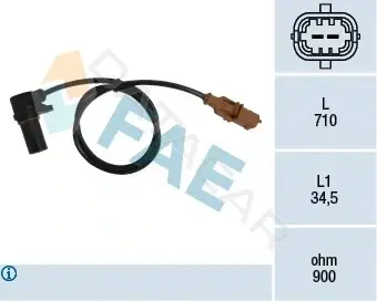 Датчик коленвала FAE 79077
