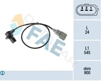 Датчик коленвала FAE 79411