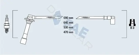 Высоковольтные провода FAE 83641