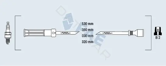 Высоковольтные провода FAE 85996