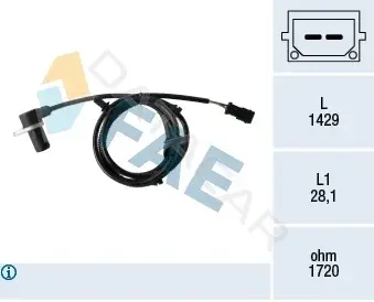 Датчик АБС FAE 78460