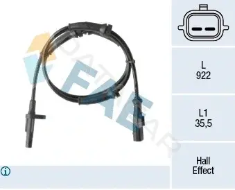 Датчик АБС FAE 78513