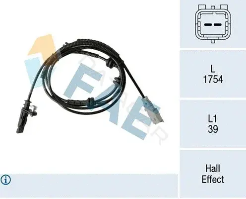 Датчик АБС FAE 78517