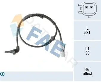 Датчик АБС FAE 78520
