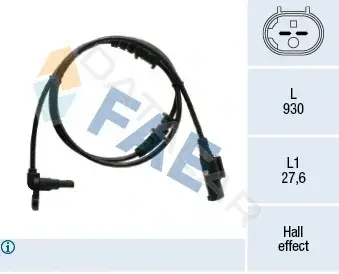 Датчик АБС FAE 78525