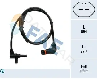 Датчик АБС FAE 78529
