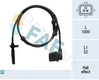 Датчик АБС FAE 78539