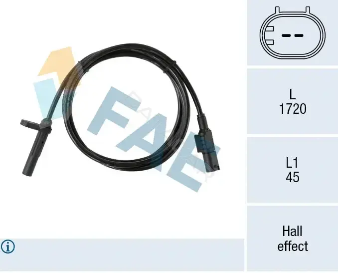 Датчик АБС FAE 78543