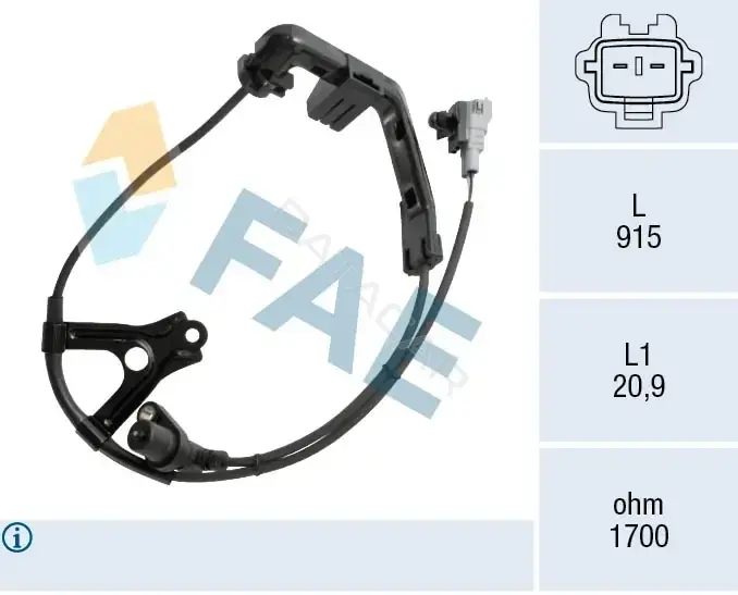 Датчик АБС FAE 78578