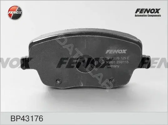 Тормозные колодки FENOX BP43176