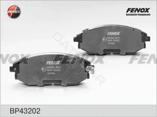 Тормозные колодки FENOX BP43202