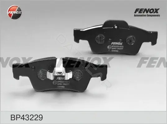 Тормозные колодки FENOX BP43229