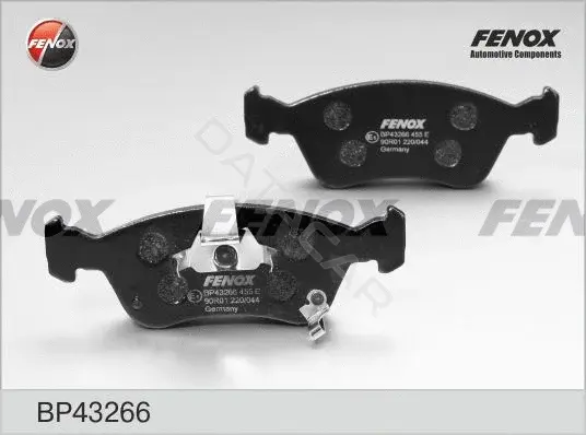 Тормозные колодки FENOX BP43266