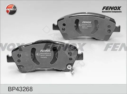 Тормозные колодки FENOX BP43268