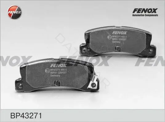 Тормозные колодки FENOX BP43271
