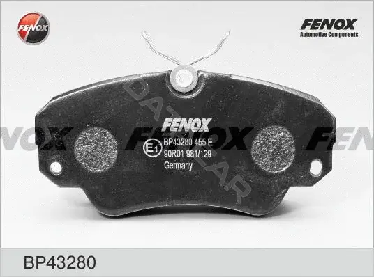 Тормозные колодки FENOX BP43280