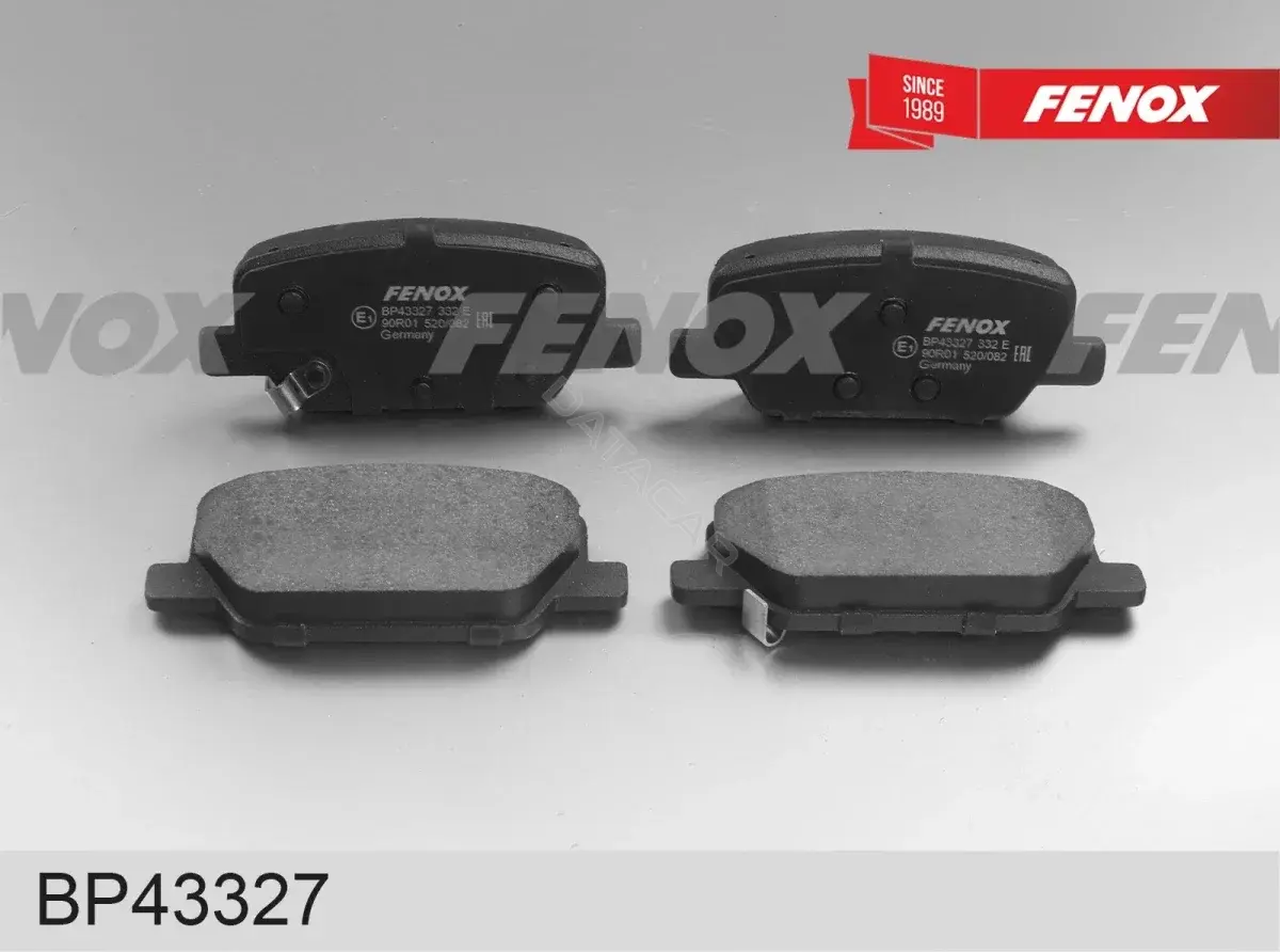 Тормозные колодки FENOX BP43327