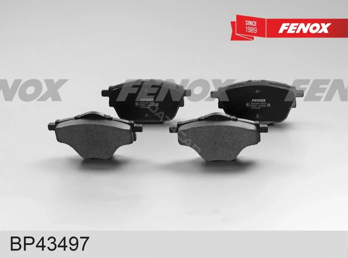 Тормозные колодки FENOX BP43497