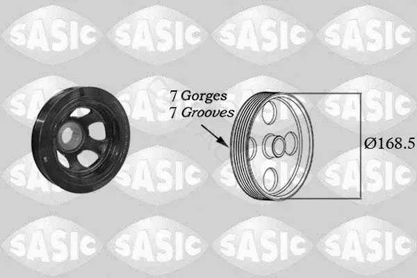 Шкив коленвала SASIC 2156073