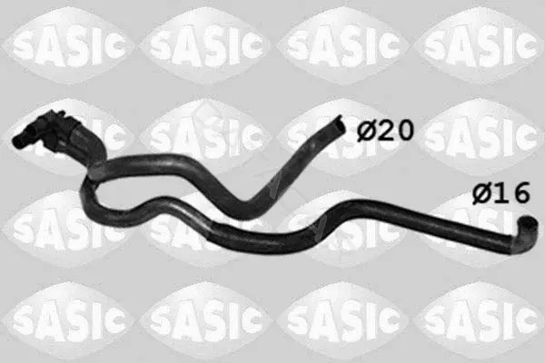 Патрубки системы охлаждения SASIC 3400194