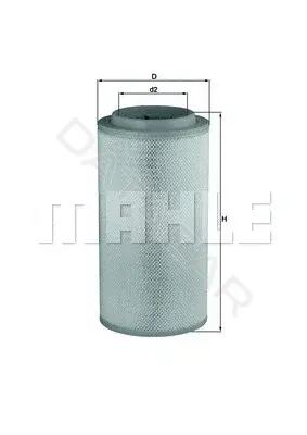Воздушный фильтр KNECHT/MAHLE LX1734