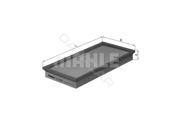 Воздушный фильтр KNECHT/MAHLE LX2062