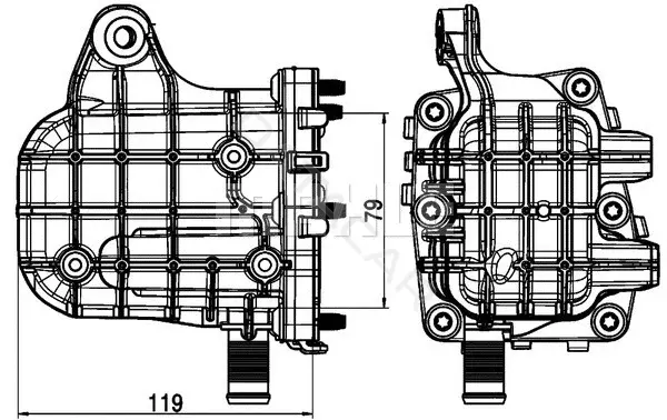 Клапан ЕГР KNECHT/MAHLE CE4000P
