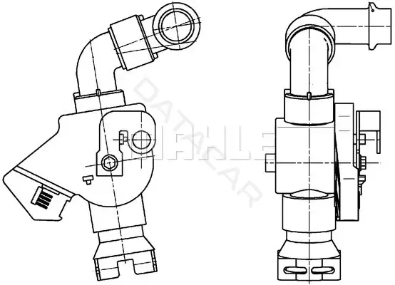 Клапан ЕГР KNECHT/MAHLE AVS3000P