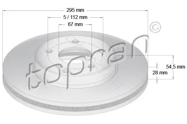 Тормозные диски TOPRAN 401052