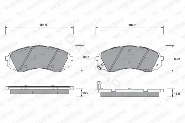 Тормозные колодки WEEN 151-2584