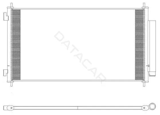 Радиатор кондиционера SAKURA 5211-9812