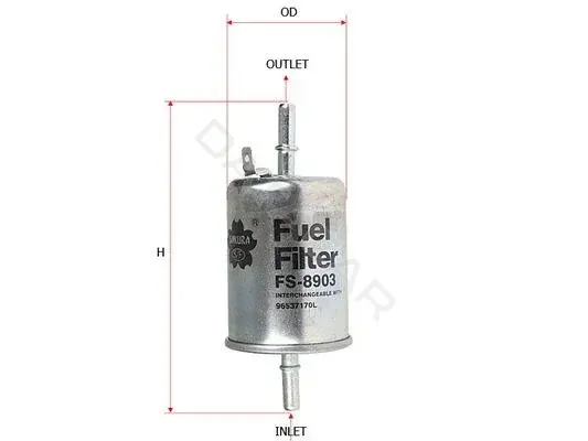 Топливный фильтр SAKURA FS-8903