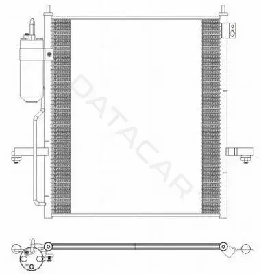 Радиатор кондиционера SAKURA 5321-9803
