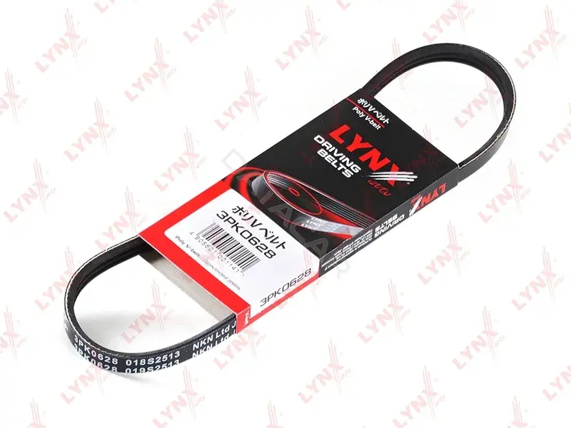 Ремень ручейковый LYNXAUTO 3PK0628