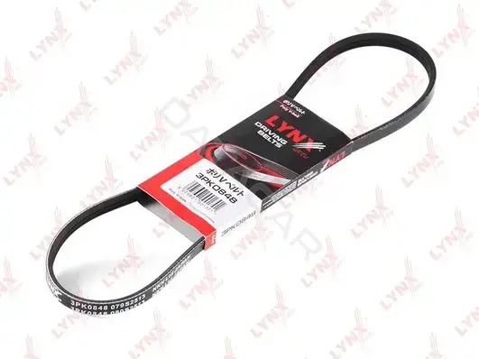 Ремень ручейковый LYNXAUTO 3PK0848