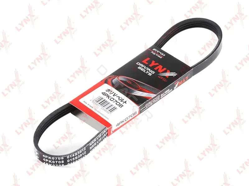 Ремень ручейковый LYNXAUTO 4PK0708