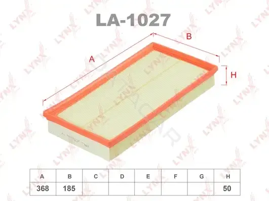 Воздушный фильтр LYNXAUTO LA-1027
