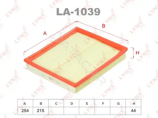 Воздушный фильтр LYNXAUTO LA-1039