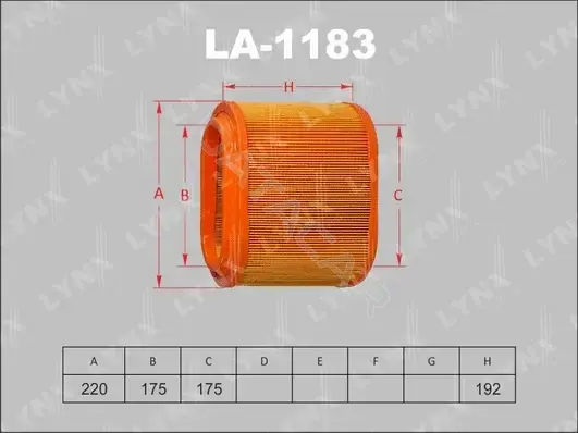 Воздушный фильтр LYNXAUTO LA-1183