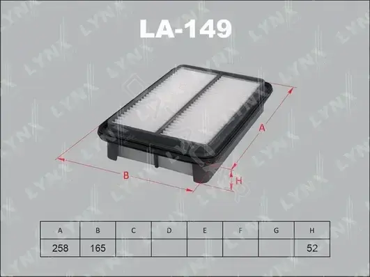 Воздушный фильтр LYNXAUTO LA-149