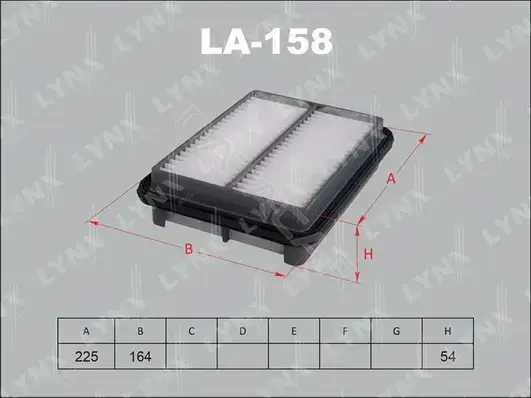 Воздушный фильтр LYNXAUTO LA-158