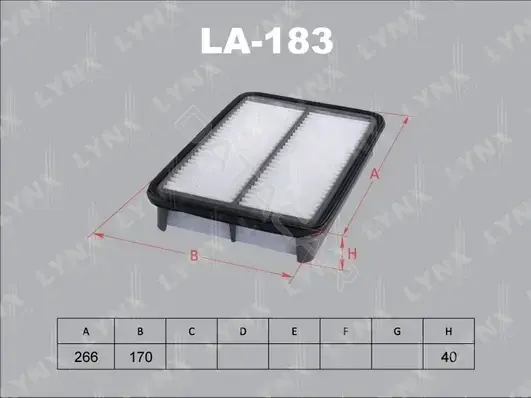 Воздушный фильтр LYNXAUTO LA-183