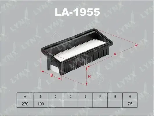 Воздушный фильтр LYNXAUTO LA-1955