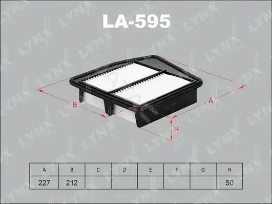 Воздушный фильтр LYNXAUTO LA-595