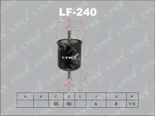 Топливный фильтр LYNXAUTO LF-240